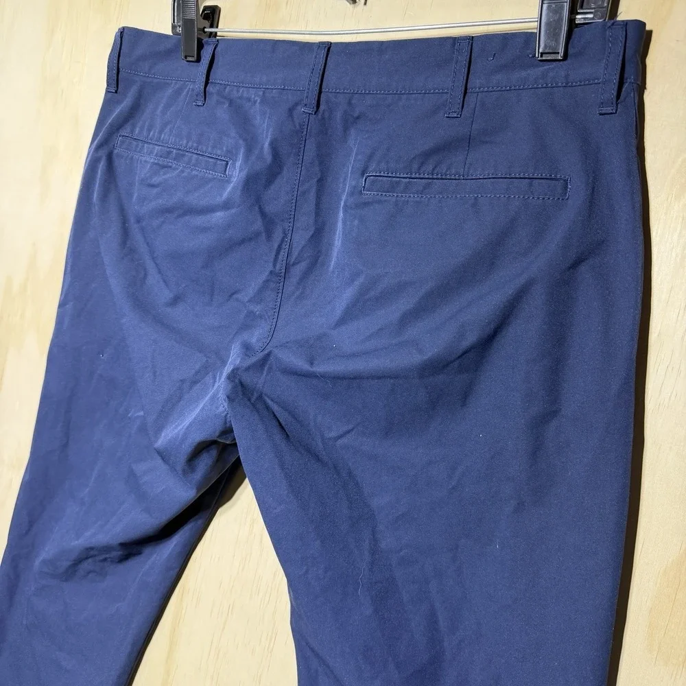 J Crew Flex Pants Mens 33x30 Slim Navy Stretch Chino‎ Golf Casual Work